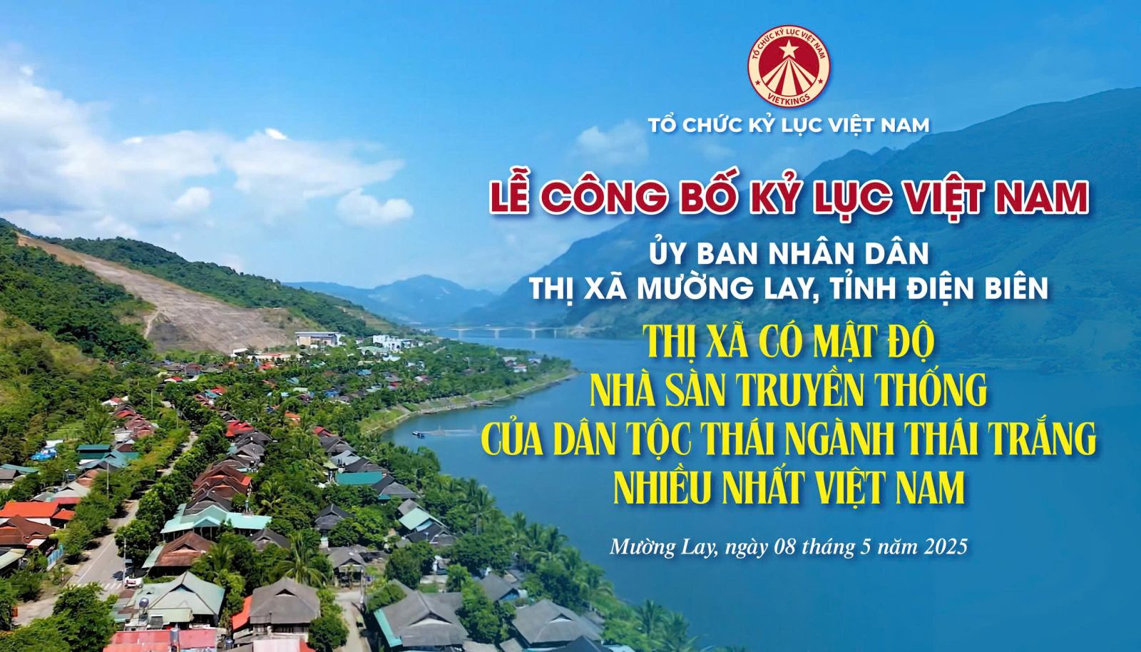 Tổ chức Lễ công bố, trao Bằng Kỷ lục Việt Nam: “Thị xã có mật độ nhà sàn truyền thống của dân tộc Thái ngành Thái trắng nhiều nhất Việt Nam"